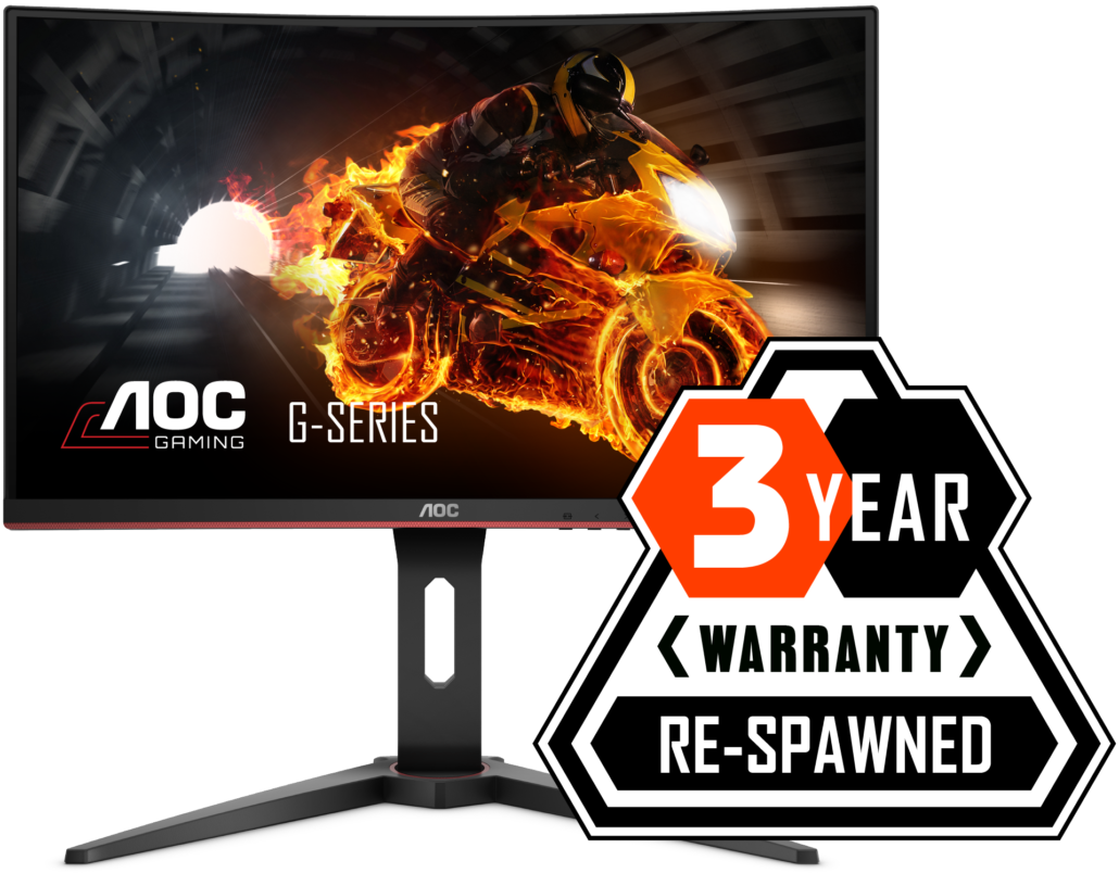 AOC Gaming Re-Spawned 3 Years Warranty