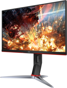 AOC Écran gaming incurvé ultrawide CU34G2X 86 cm (34 pouces) (QHD, HDMI,  DisplayPort, FreeSync, temps de réponse de 1 ms, 144 Hz, 3440x1440)  noir/rouge en destockage et reconditionné chez DealBurn
