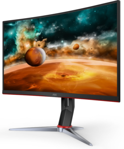 AOC Écran gaming incurvé ultrawide CU34G2X 86 cm (34 pouces) (QHD, HDMI,  DisplayPort, FreeSync, temps de réponse de 1 ms, 144 Hz, 3440x1440)  noir/rouge en destockage et reconditionné chez DealBurn